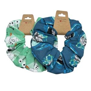 Scrunchies 2-Pack Handmade Moana & Olaf Frozen Disney